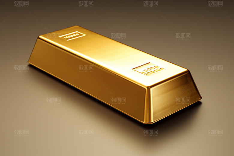 黄金金砖奢侈品素材