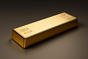 黄金金块金砖素材