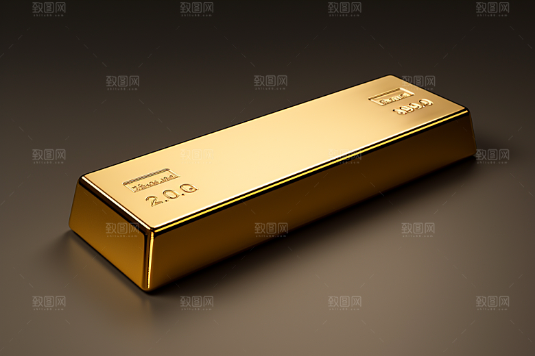 黄金金块金砖素材