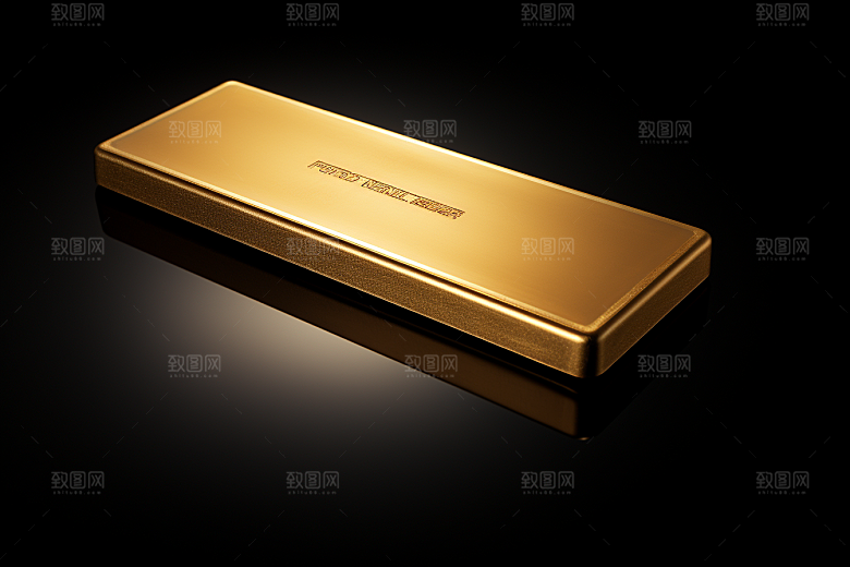 黄金金块金砖素材