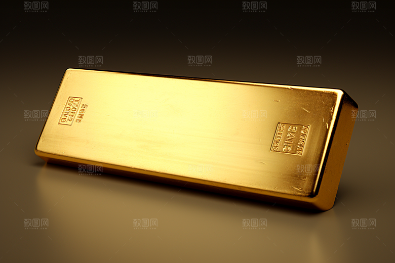 黄金富贵金砖素材