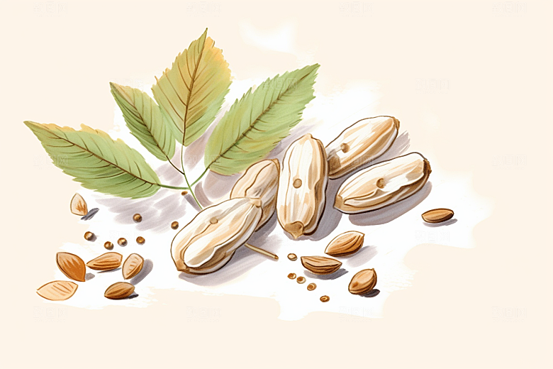 黄芪医疗医学插画