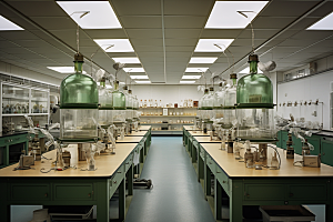 化学实验室学校教室摄影图