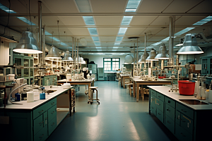 化学实验室教学楼校园摄影图