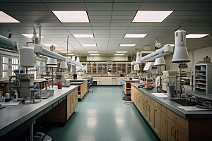 化学实验室研究教学楼摄影图