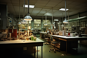 化学实验室校园教学楼摄影图