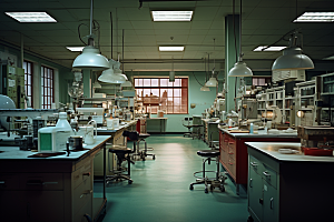 化学实验室高清校园摄影图