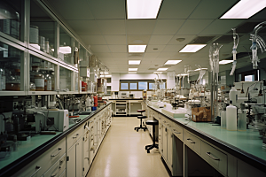 化学实验室理科科研摄影图