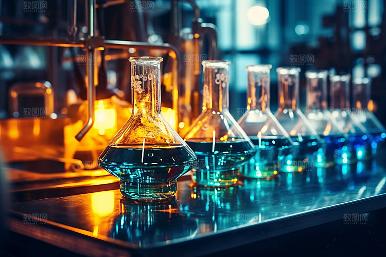 化学实验室学校理科摄影图