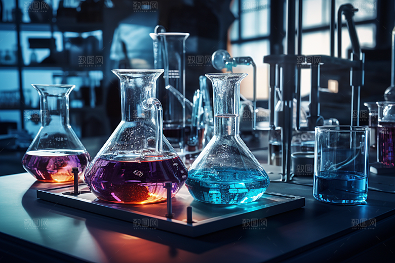 化学实验室教学楼科学摄影图