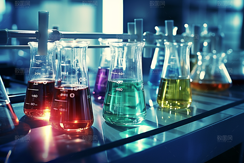 化学实验室科学研究摄影图