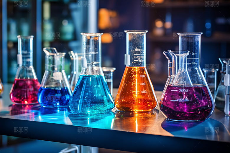 化学实验室科学研究摄影图