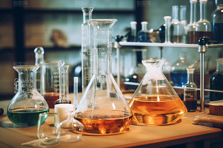 化学实验室科研科学摄影图