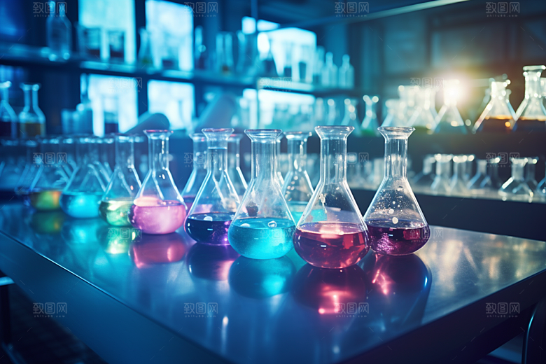 化学实验室教学楼科学摄影图