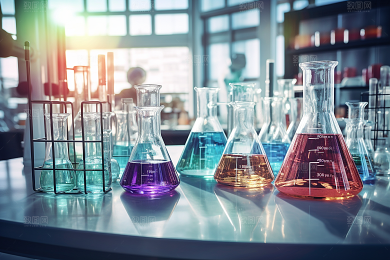 化学实验室科学研究摄影图