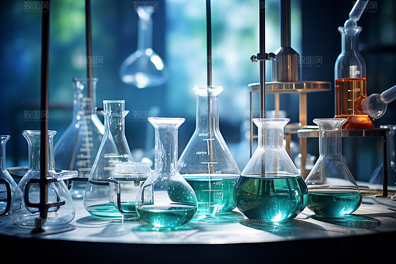 化学实验室科研科学摄影图