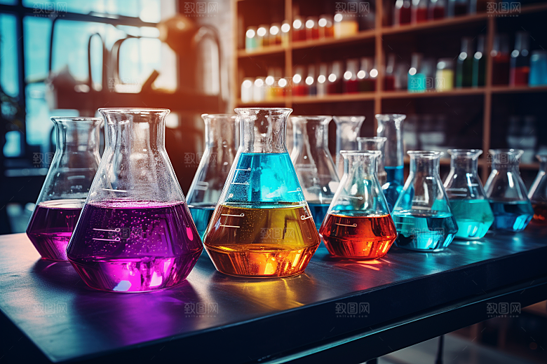 化学实验室教学楼科学摄影图