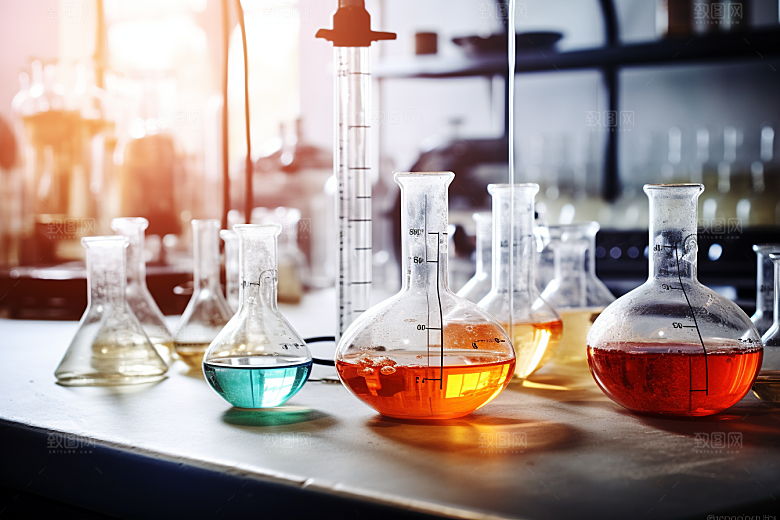化学实验室科学研究摄影图