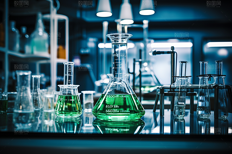 化学实验室教学楼科学摄影图