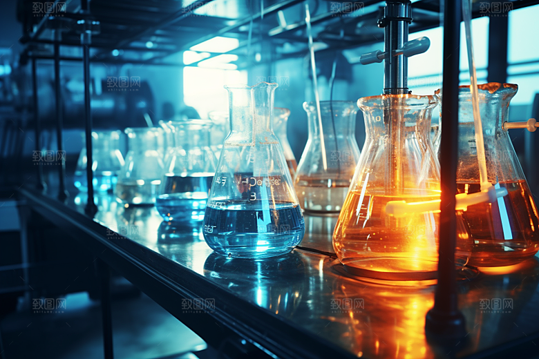 化学实验室科学校园摄影图