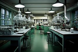 化学实验室学校理科摄影图