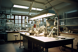 化学实验室室内高清摄影图