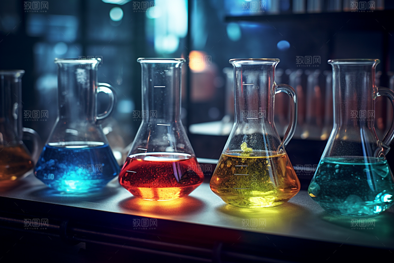 化学实验室科研研究摄影图