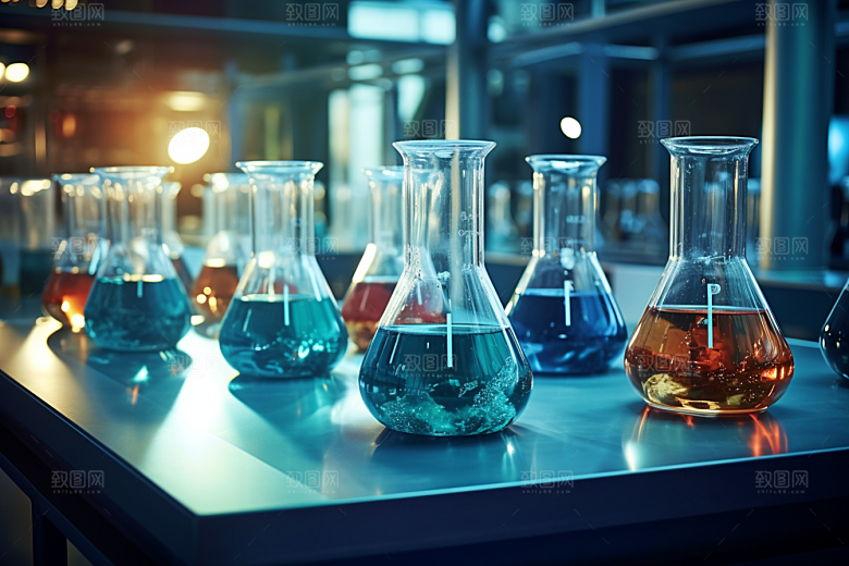 化学实验室教室科学摄影图