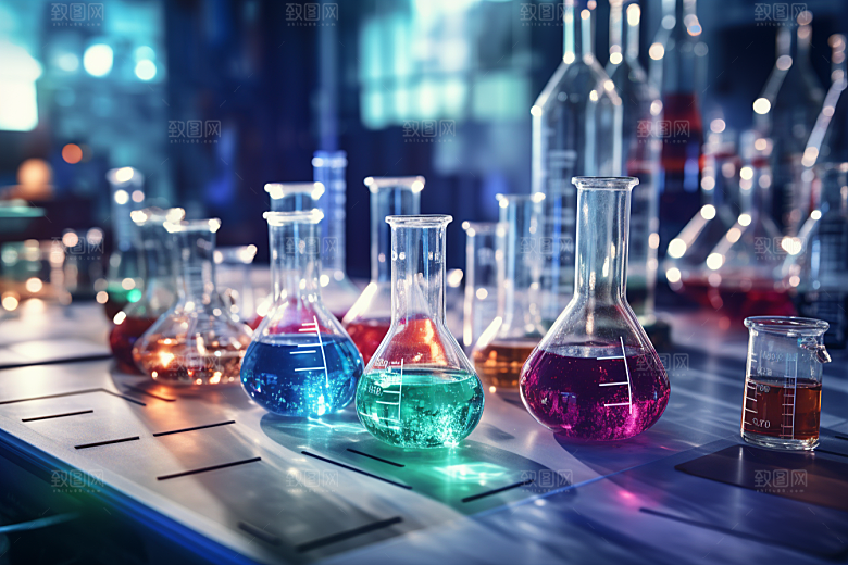 化学实验室科学校园摄影图
