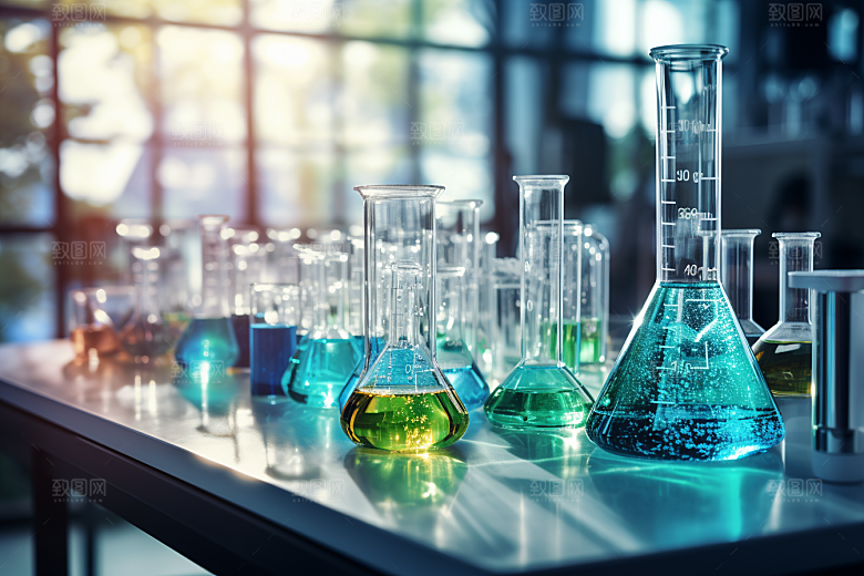 化学实验室科研科学摄影图