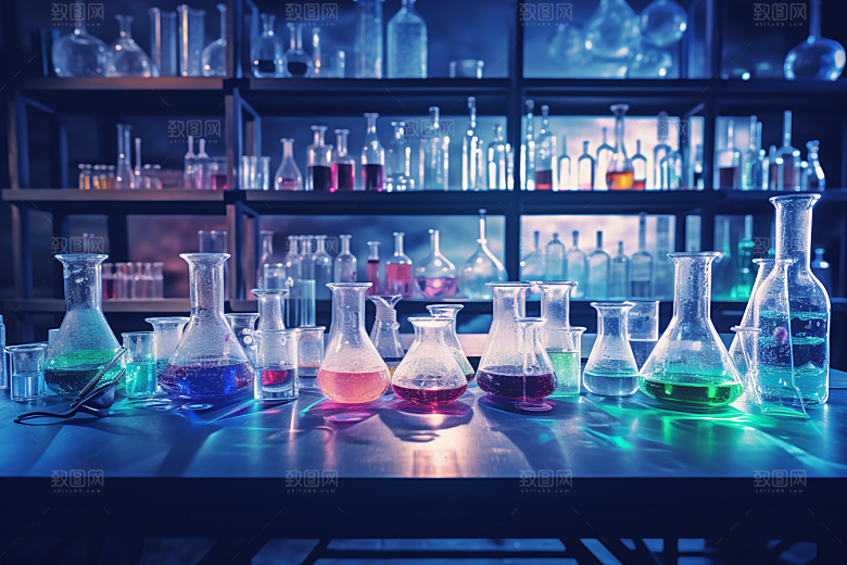 化学实验室教学楼科学摄影图
