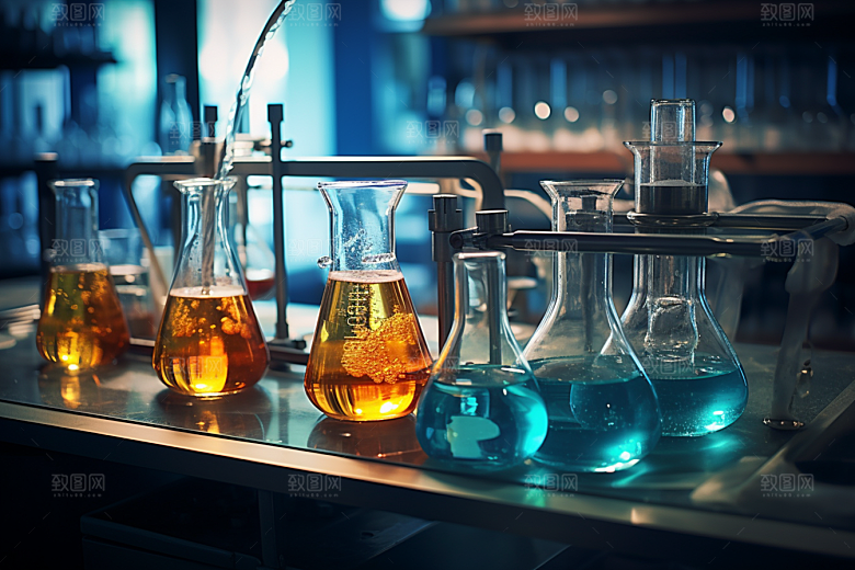 化学实验室科学教学楼摄影图