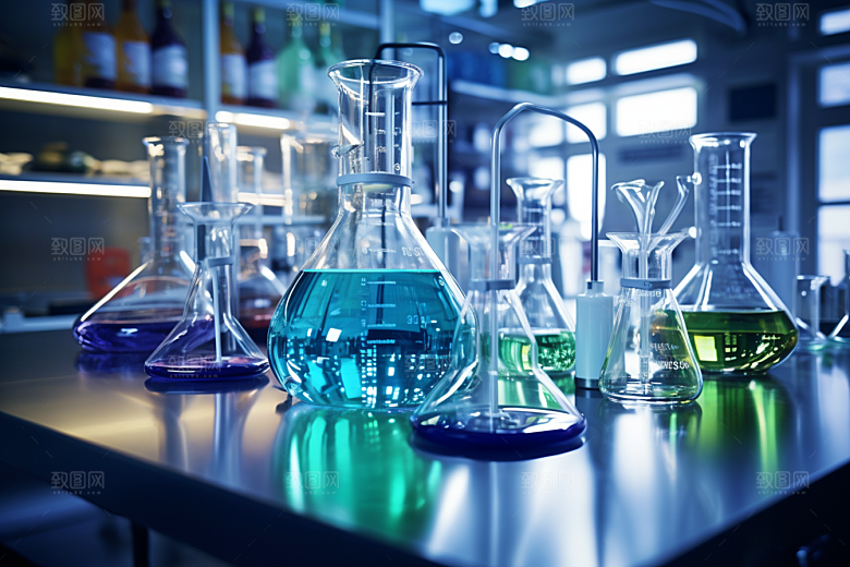 化学实验室科学科研摄影图