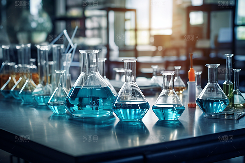 化学实验室科学科研摄影图