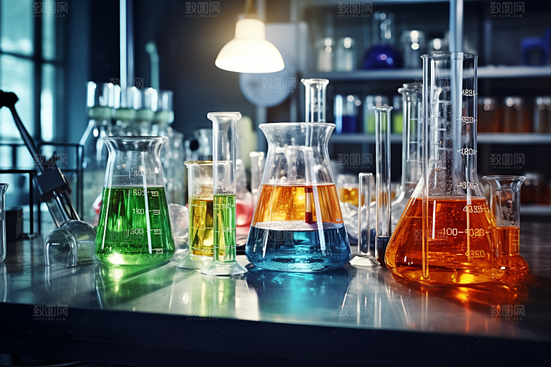 化学实验室科学科研摄影图