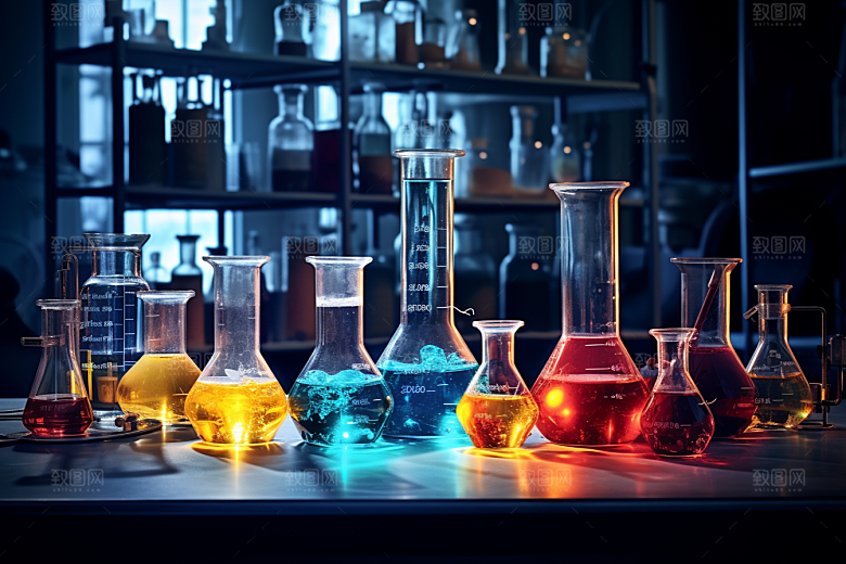 化学实验室科学研究摄影图