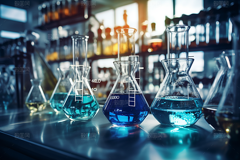 化学实验室教学楼科学摄影图