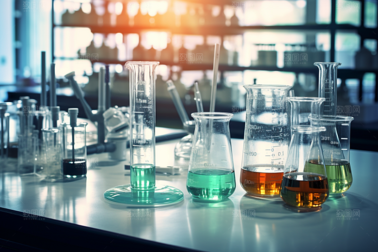 化学实验室科学教学楼摄影图