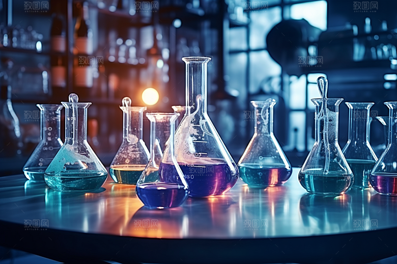 化学实验室科学教室摄影图