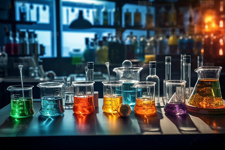 化学实验室科学科研摄影图