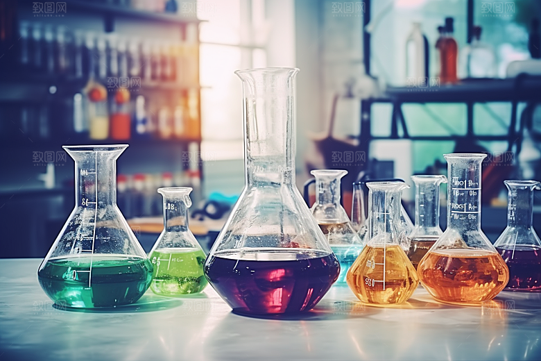 化学实验室科学研究摄影图