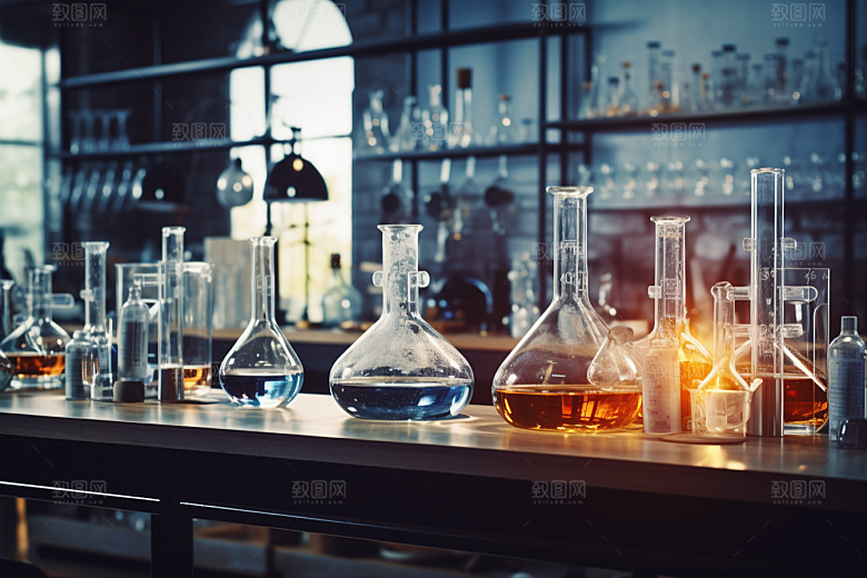 化学实验室科学科研摄影图