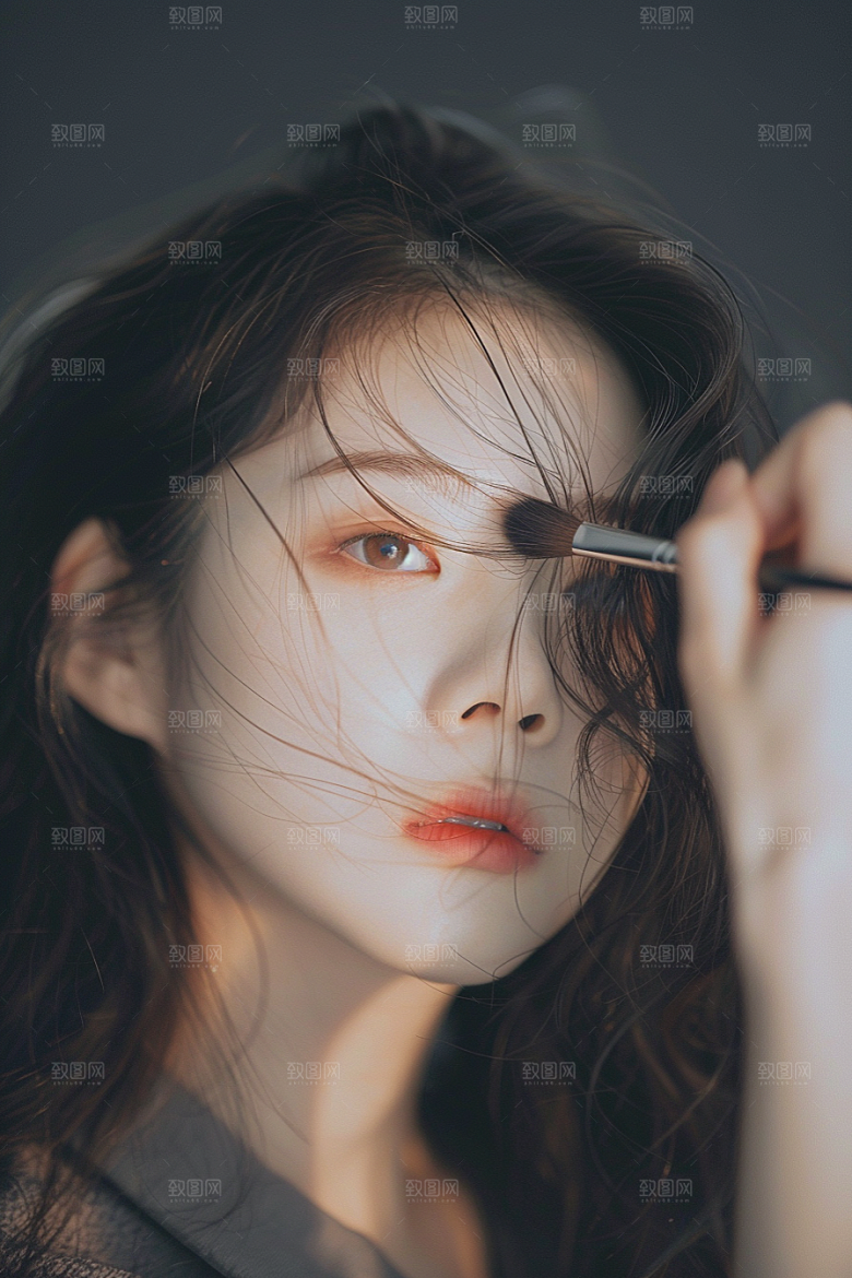 化妆人物妆容美女肖像