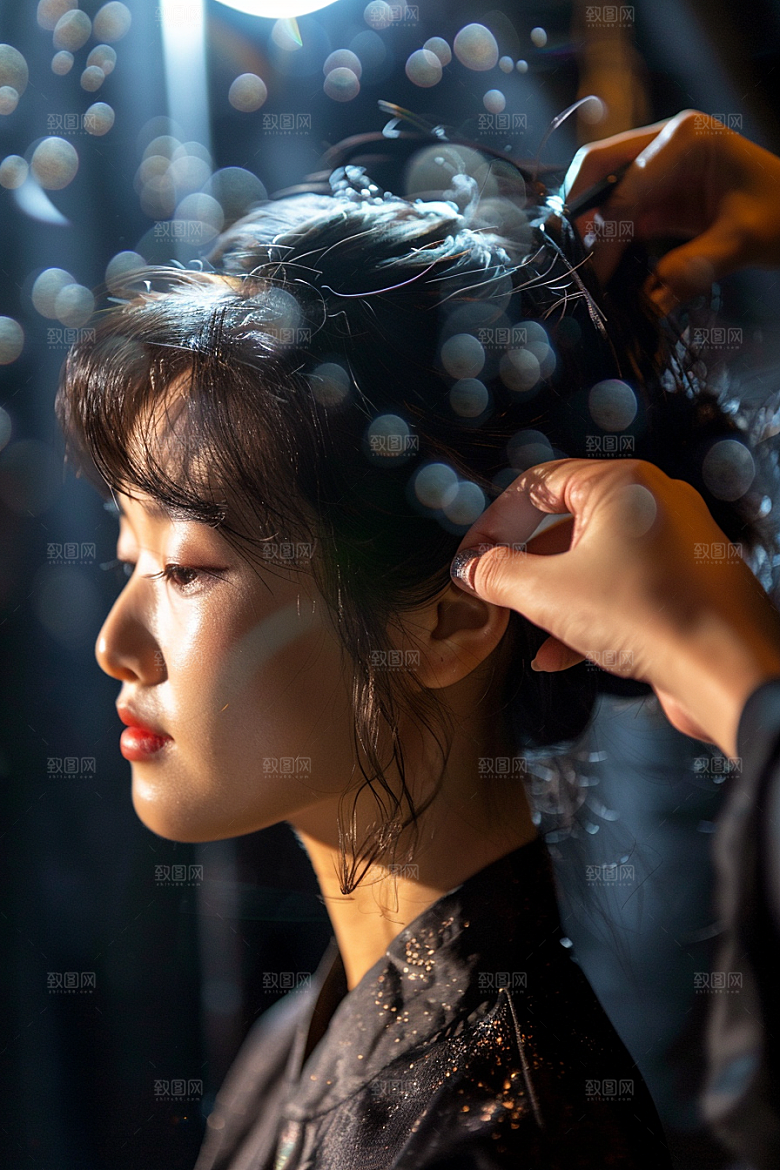 化妆人物美妆妆容肖像