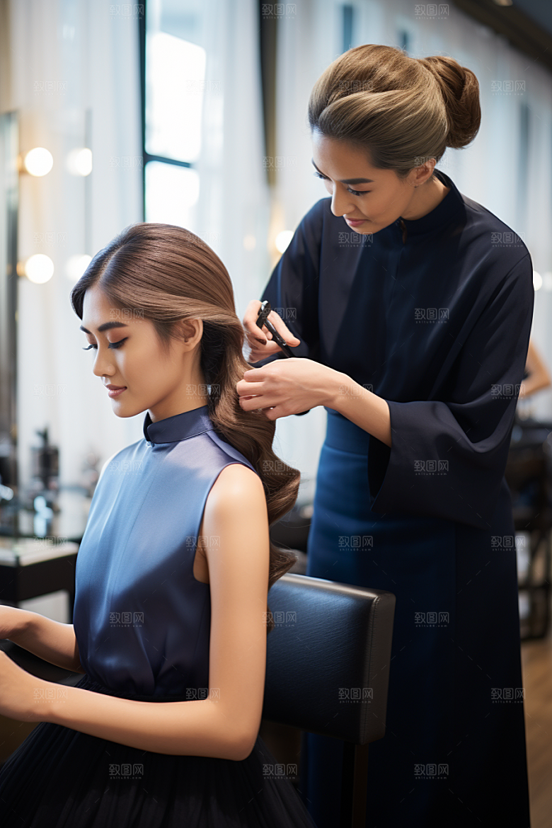 化妆人物彩妆美女肖像