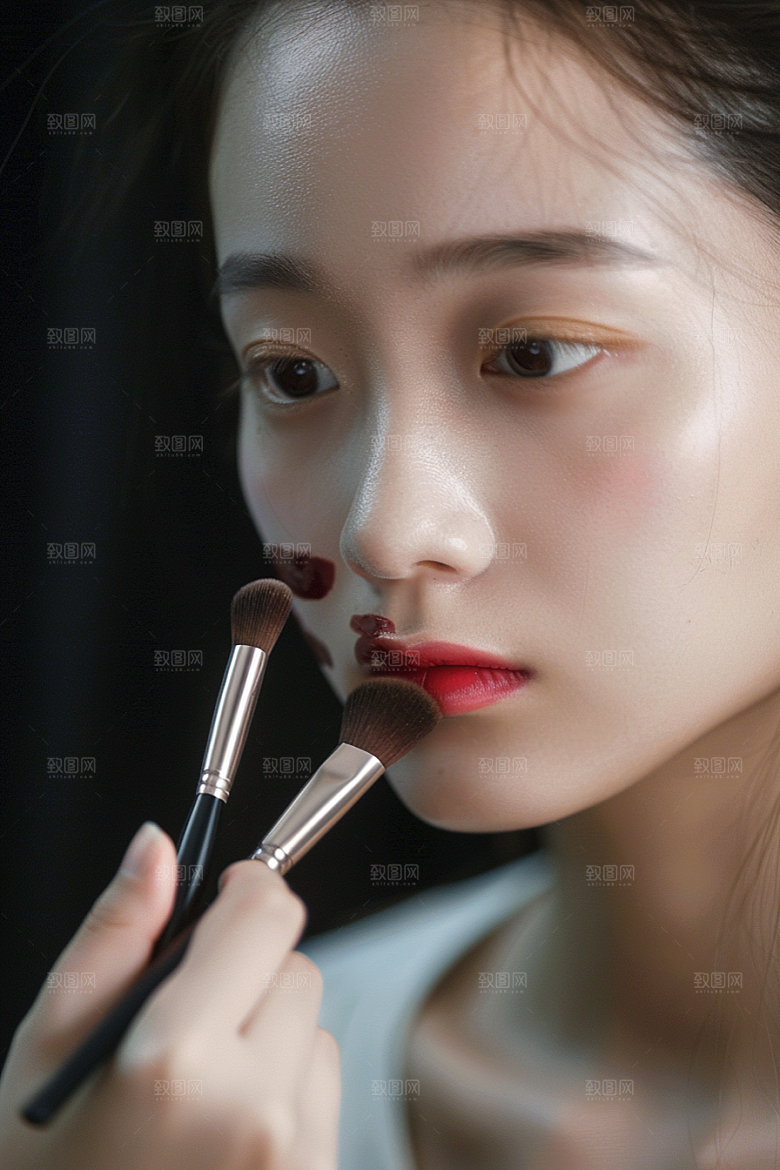 化妆人物造型师彩妆肖像
