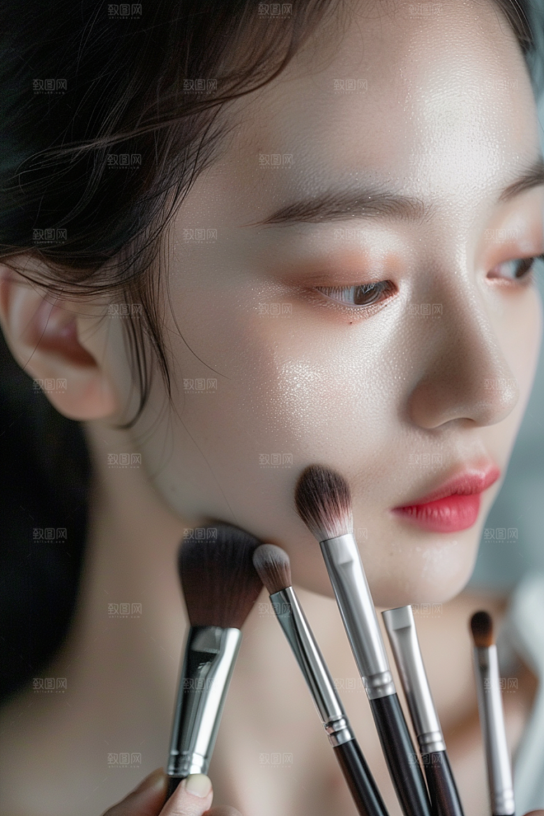 化妆人物改造美女肖像
