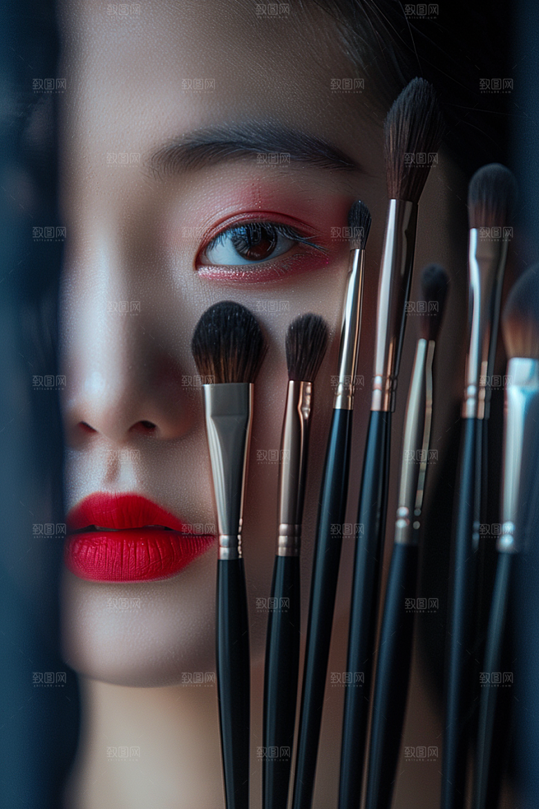 化妆人物妆感改造肖像