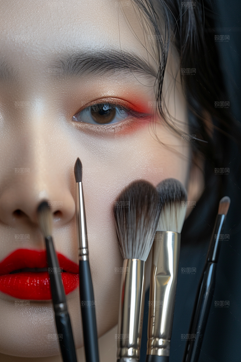 化妆人物艺术美妆肖像