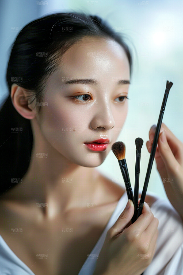 化妆人物艺术妆感肖像